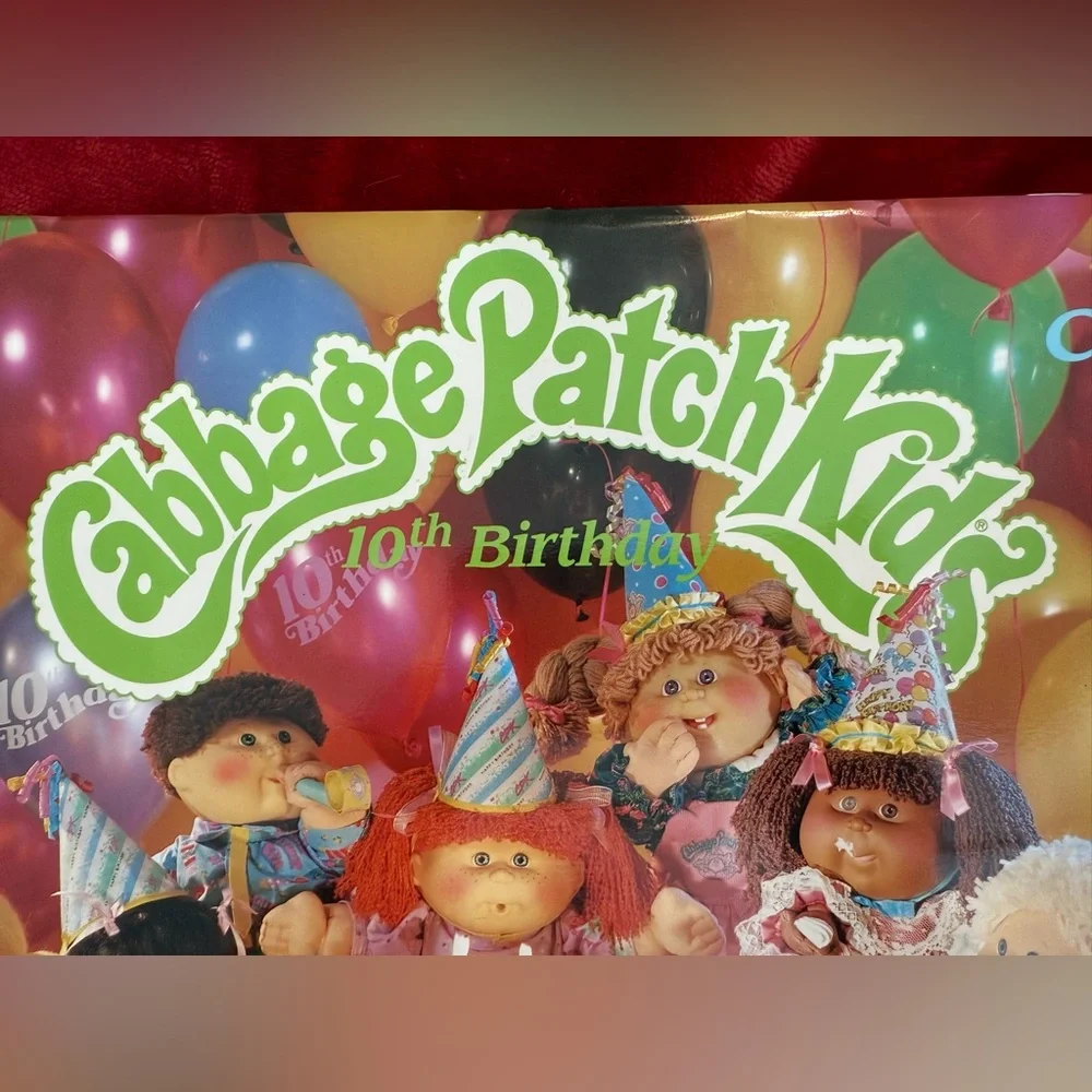 Vintage 1993 Cabbage Patch Kids 10th Birthday Calendar